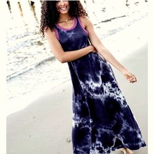 Natural Life Willow Maxi Tie Dye sun dress L / XL